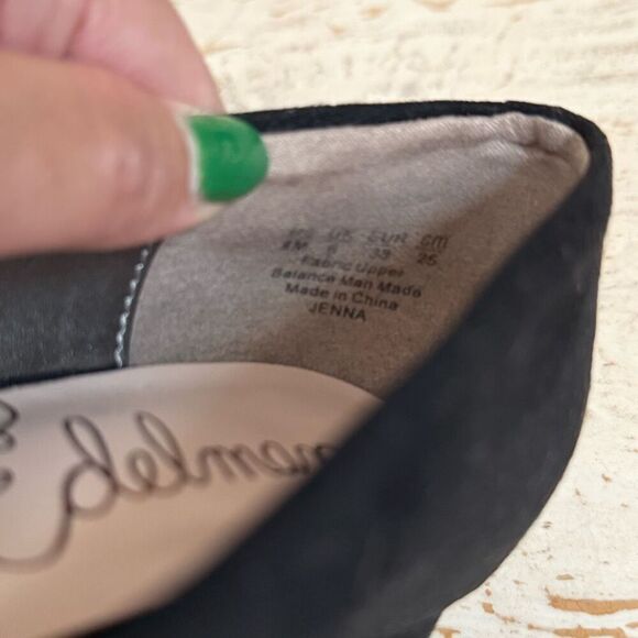 Sam & Libby block heel black pumps  size 8 - Picture 8 of 12